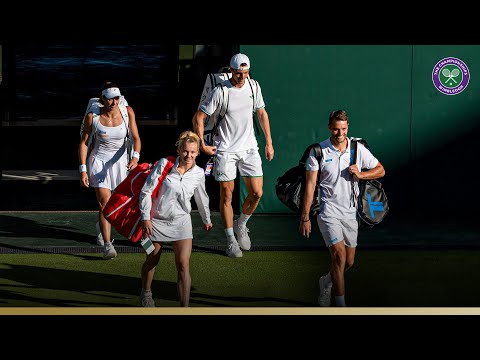 The first final of Wimbledon 2025 | The walk to Centre Court IN FULL