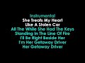 Getaway Driver Karaoke Miranda Lambert