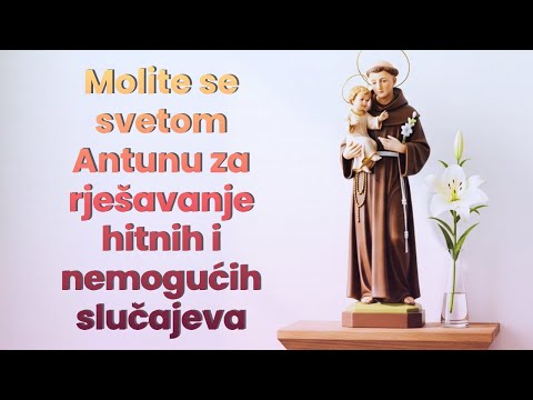 🙏 Lanac molitve za hitno čudo — sveti Antun će ti odgovoriti danas 🙏