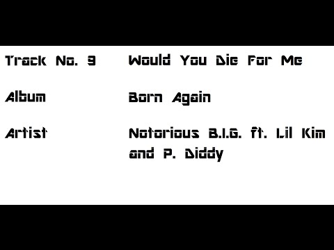 09   Would You Die For Me Feat  Lil' Kim & Diddy Lyrics