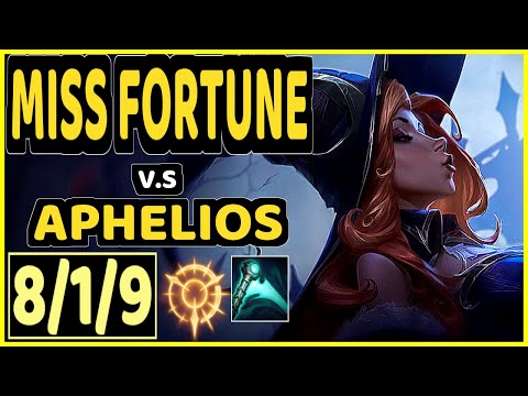 GHOST (MISS FORTUNE) vs APHELIOS - 8/1/9 KDA BOTTOM ADC CHALLENGER GAMEPLAY - KR