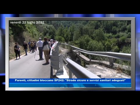 Parenti (Cs), cittadini bloccano SP242: "Strade sicure e servizi sanitari adeguati"