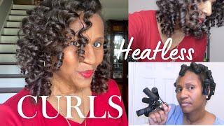 Heatless Curls with Sponge Rollers!