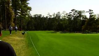 preview picture of video 'Masters 2009 Walk Down The 10th On Par 3 Wednesday'