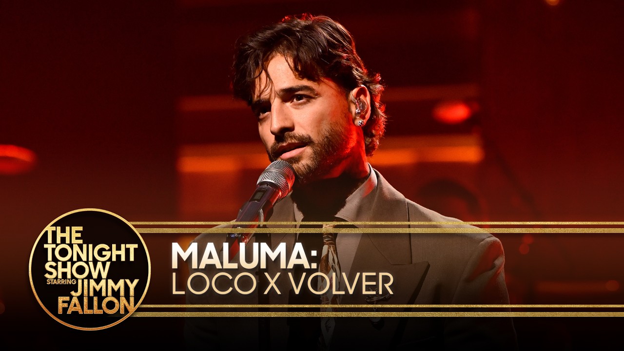 Maluma: Loco x Volver | The Tonight Show Starring Jimmy Fallon