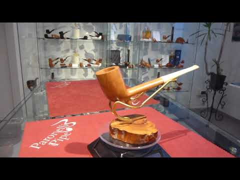 Pipa radica e corno genovesina anno 1970 - www.paronellipipe.it