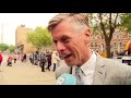 Ronde van Katendrecht: dikke mannen race, tegel voor Jan Janssen en Belgische bewondering