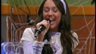 Hannah Montana - singing moments in &quot;song sung bad&quot;
