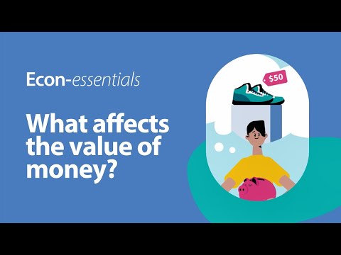 What affects the value of money?