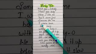 Download lagu Bumpy Ride🖤~Mohombi #shorts #viral #lyrics mp3