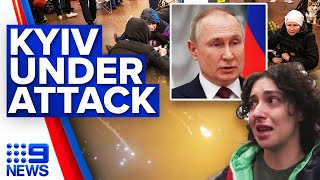 Capital da Ucrânia sob ataque de mísseis da Rússia | 9 Notícias Austrália
