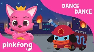 Hurry Hurry Drive the Fire Truck | Car Songs | Dance Dance | Pinkfong Songs for Children