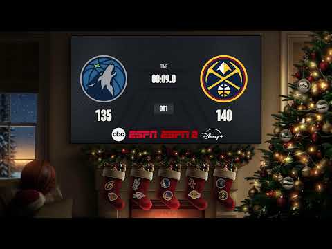 Minnesota Timberwolves @ Denver Nuggets | #NBAXmas I Live Scoreboard on ABC & ESPN