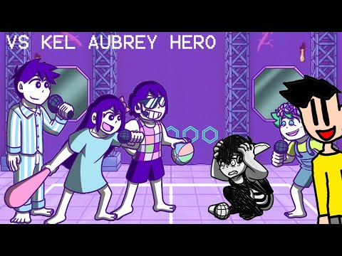 Vs OMORI BASIL VS AUBREY HERO KEL??! | Friday night Funkin'