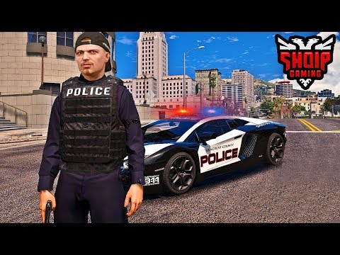 GTA 5 SHQIP - Polici në Qytet !! - SHQIPGaming