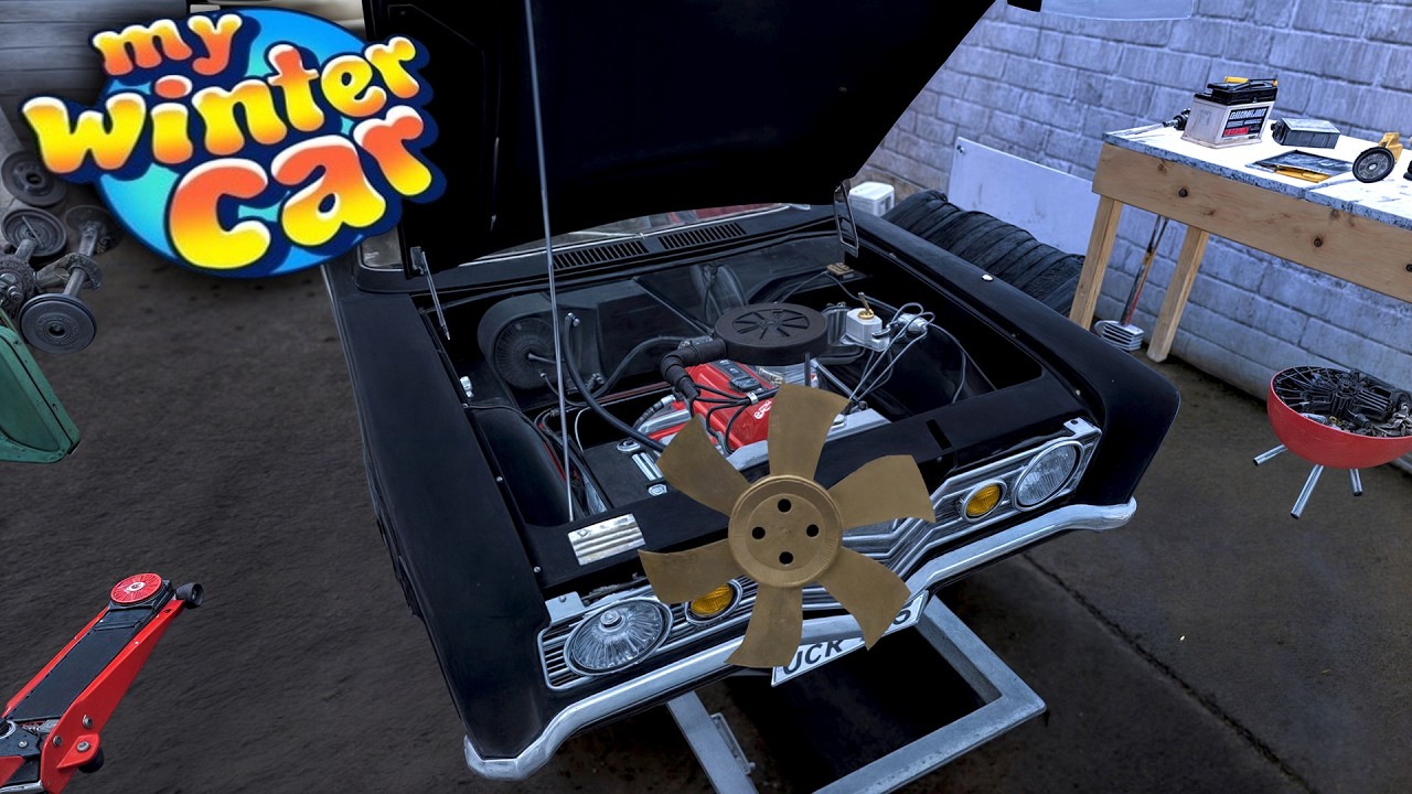 Resolvi o Arrefecimento e o Freio do carro! - My Winter Car #48