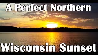 preview picture of video 'A Perfect Sunset on Spirit Lake Wisconsin'