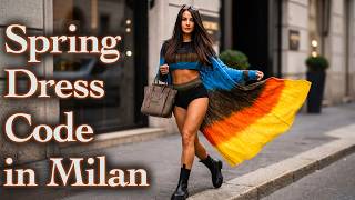 How Milan Dresses in Spring: The Most Wearable Spring 2026 Trends. Beautiful Spring Outfits