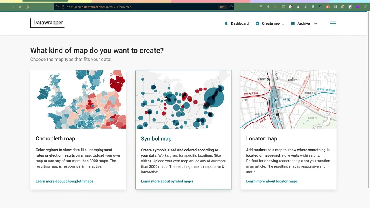 Datawrapper Tutorial: Making a Locator Map, a Choropleth Map, and a Proportional Symbol Map