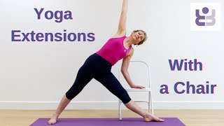 Iyengar Yoga - Beginners Extensions Using a Chair