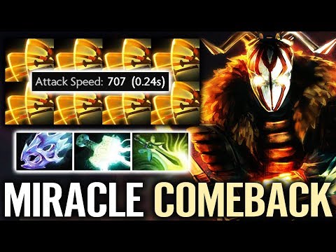 MIRACLE [Juggernaut] Most IMBA Omnislash Build 7.21 NEW EPIC Carry Miracle- Dota 2