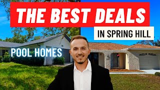 2 AFFORDABLE Pool Homes in Spring Hill FL!