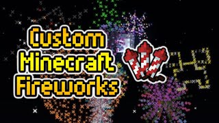 Easy Custom Fireworks #minecraft (link in desc. & pinned comment)