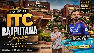 Where Virat Kohli & other Celebrities Stay in Jaipur | ITC Rajputana Luxury Tour