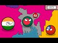 History of Bangladesh 1900-2021 [Countryballs]