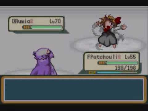 Touhoumon Merry Version Battle VS 5 Island Rocket Boss