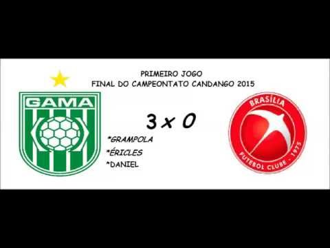 GAMA 3 x 0 BRASÍLIA - Narração: Luiz Maurício