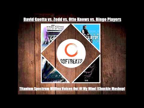 Titanium Vs Spectrum Vs Million Voices Vs Out Of My Mind (Chuckie Mashup)