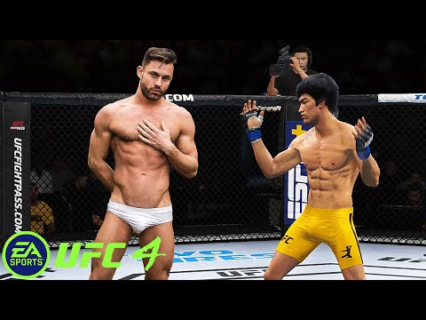UFC4 Bruce Lee vs James Lucas EA Sports UFC 4 - Super Battle