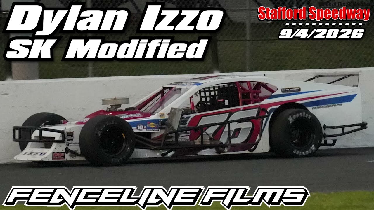 Dylan Izzo SK Modified at Stafford Speedway