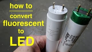 How To Convert T8 Fluorescent Lights to LED ● Explained in Simple Terms