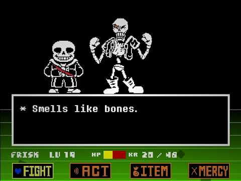 Undertale Disbelief Papyrus Hardmode Phase 3