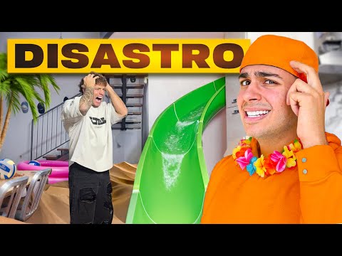 Trasformo CASA di SOS in un PARCO ACQUATICO.. (DISASTRO)
