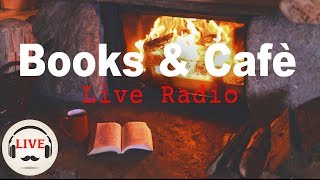 Cozy Jazz &amp; Bossa Nova Music With Fireplace - 24/7 Live Stream - Relaxing Cafe Music