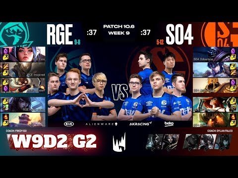 Rogue vs Schalke 04 | Week 9 Day 2 S10 LEC Spring 2020 | RGE vs S04 W9D2