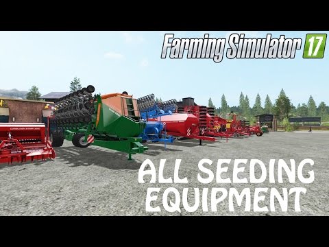 All The Seeding Equipment in Farming Simulator 2017 | Got Some Great Seeders Here | PS4 | Xbox One
