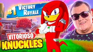 A PLAY COM O KNUCLES FOI INSANA NA NOVA TEMPORADA DO FORTNITE !