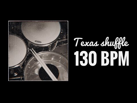 130 BPM | Texas Shuffle | Drum Track | Metronome