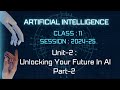 ARTIFICIAL INTELLIGENCE Class 11 AI Unit 2 Unlocking Your Future In AI Code 843 Part 2