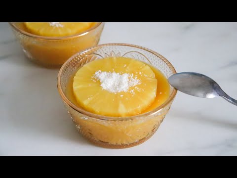 dessert ananas sans gluten sans lactose sans œufs