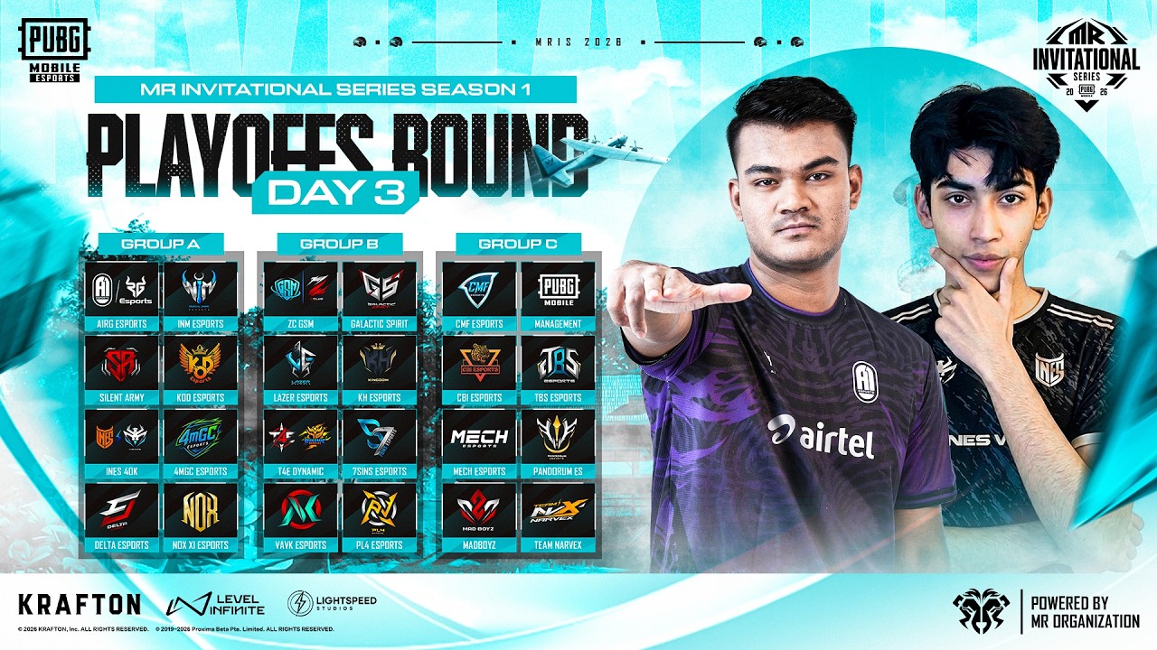 MR INVITATIONAL SERIES S1 | Playoffs Day 3🔥 #A1rg #cmf #gsm #inm #gs