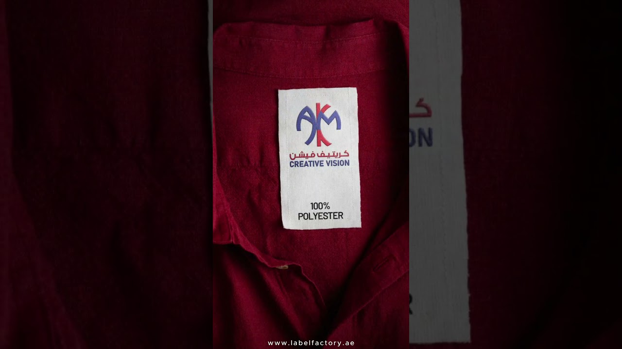 Stitched into every thread, our woven label carries the story of quality #wovenlabels #woven