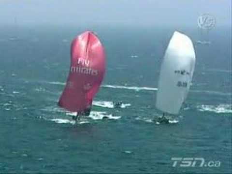 America's Cup - Race 7 - 1st Downwind
