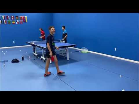 Butterfly Training Tips with Wang Hui - Forehand Loop Footwork Training