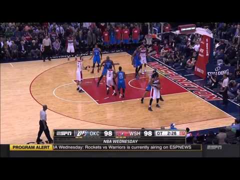 Kevin Durant slam against Washington (1-21-15)