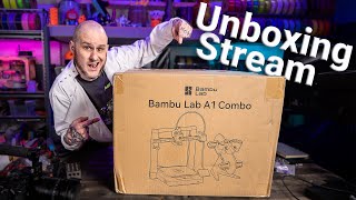 Bambu Lab A1 Unboxing! - Mandic Labs FIRST STREAM!
